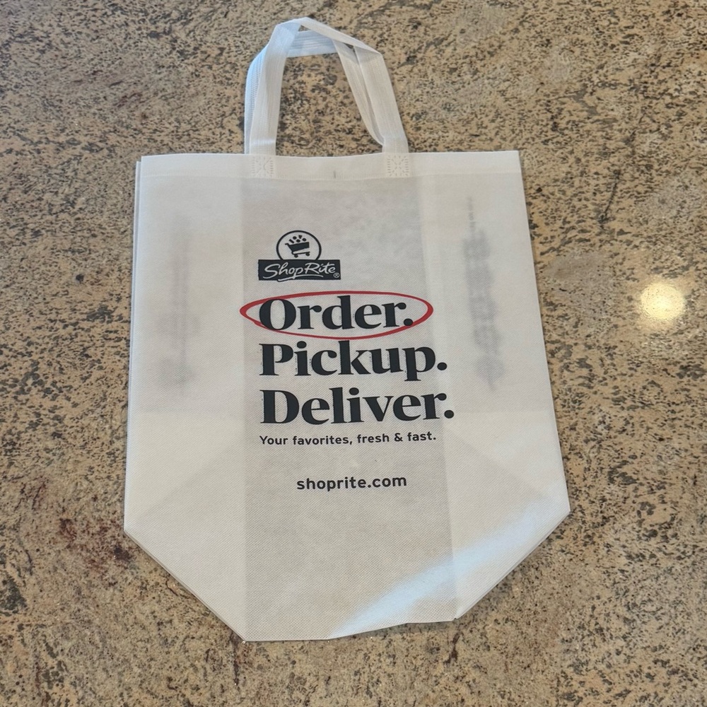 Bundle of 20 White Canvas Reusable Grocery Tote Bags